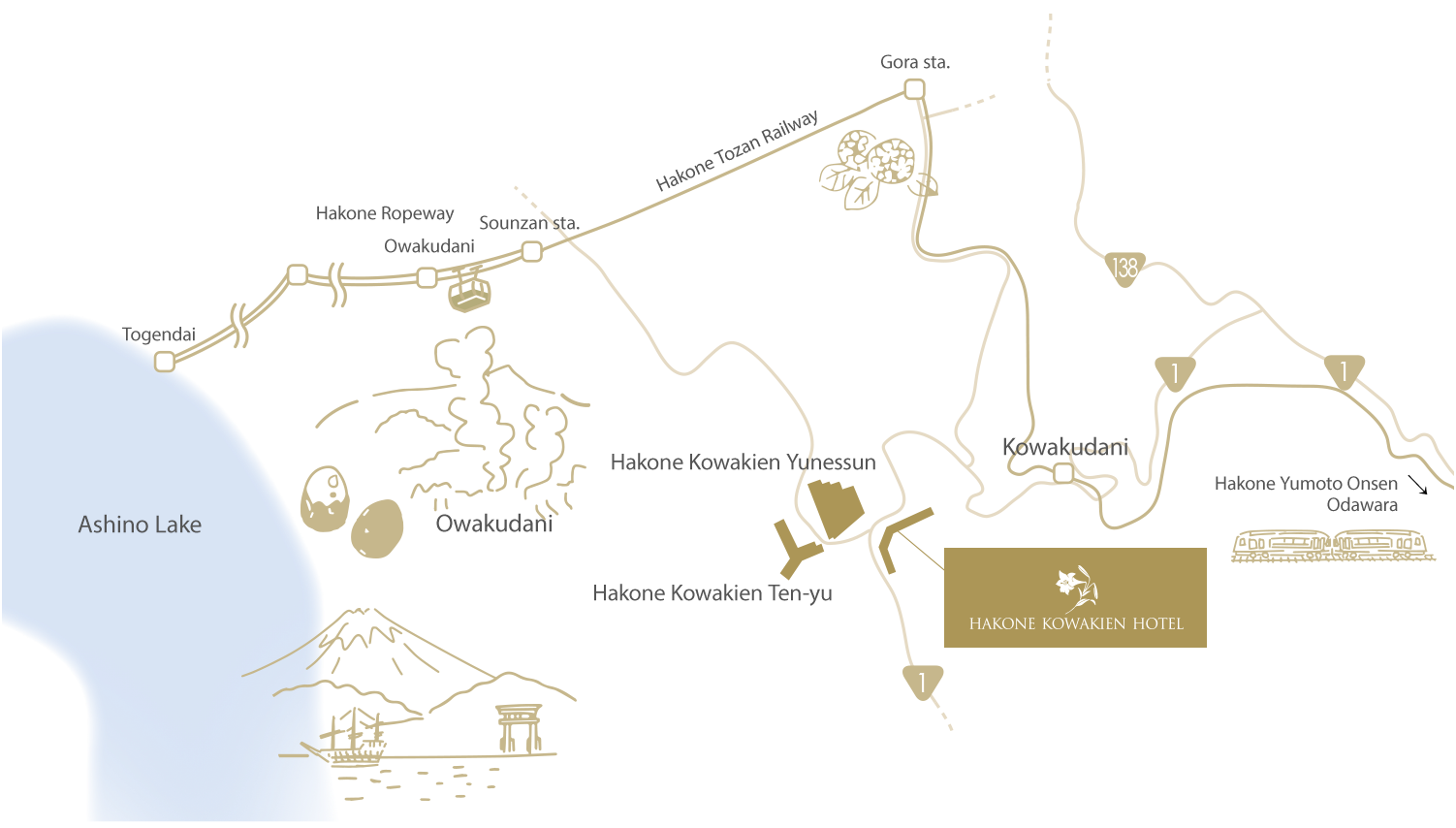 Map of hotel