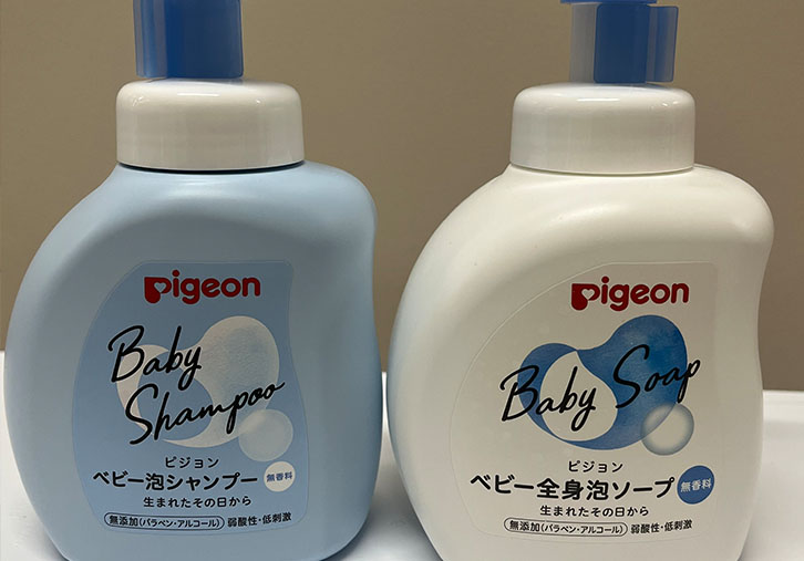 Baby soap and shampoo