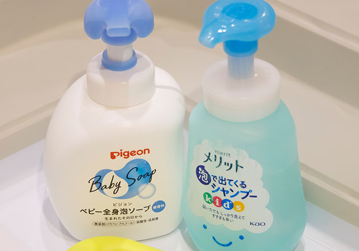 Baby soap and shampoo